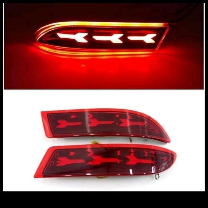 TERBARU REFLEKTOR LAMPU BEMPER BELAKANG RUSH LAMA