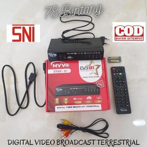 Set Top Box TV Digital MYVO DV3 T2 Terrestrial Star 01 - Set Top Box