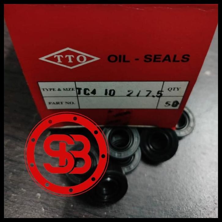 TERBARU (ISI 100PC) OIL SEAL TC4 10 21 7.5 / 10.00 21.00 7.50 TTO 