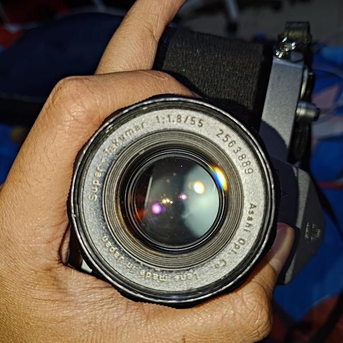 TERLARIS Kamera Analog SLR PENTAK SPOTMATIC SP1000 + Lensa Takumara 55mm Second