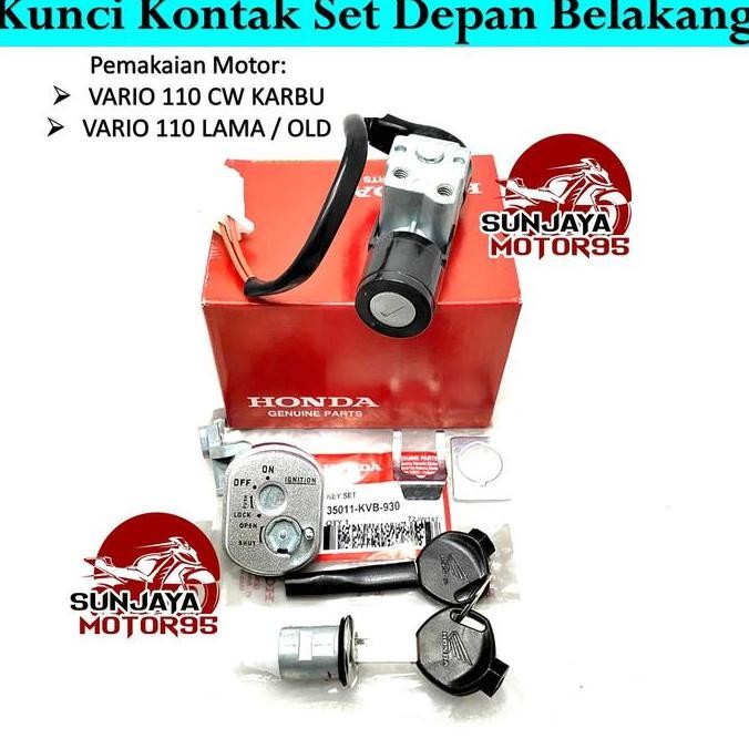 Kunci Kontak Set Komplit Honda Vario Lama - Vario 110 Cw Karbu Kvb Accessories Motor Anak Jok Motorc