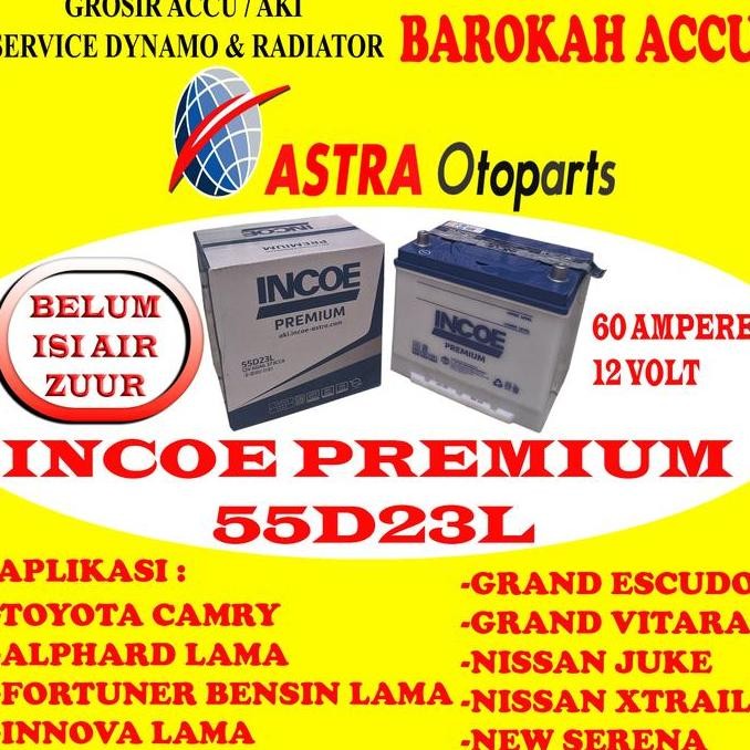 AKI INCOE PREMIUM 55D23L ASTRA OTOPARTS