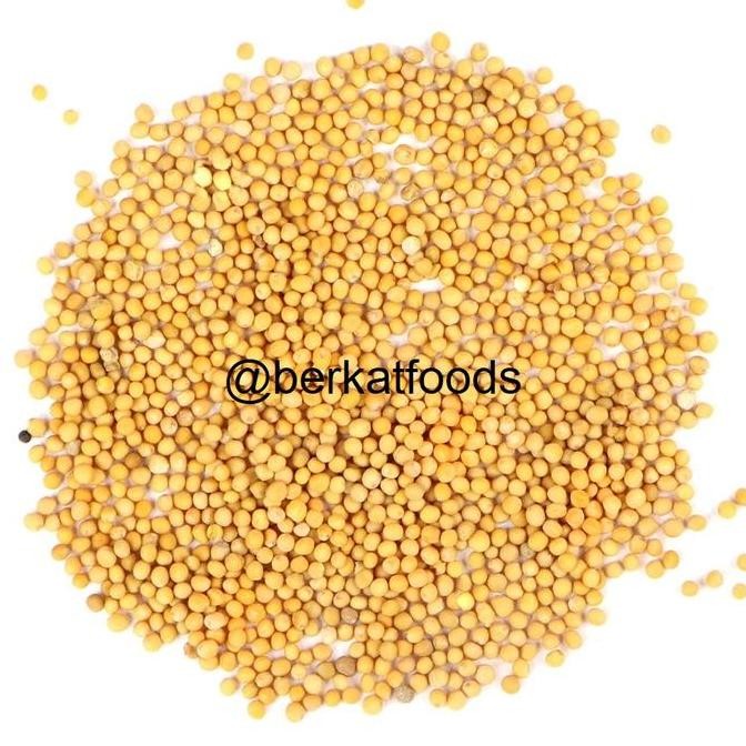 

~^~^~^] Yellow Mustard Seed 1Kg / Biji Sawi Kuning Import / Rai Seeds