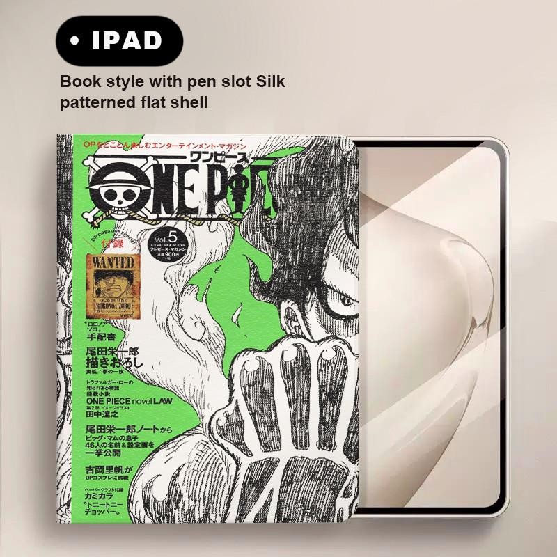 ER - Pukulan setengah wajah One Piece Case tablet for iPad Mini 4/5 Mini 6 iPad Air1/2 Gen 5/6 iPad 