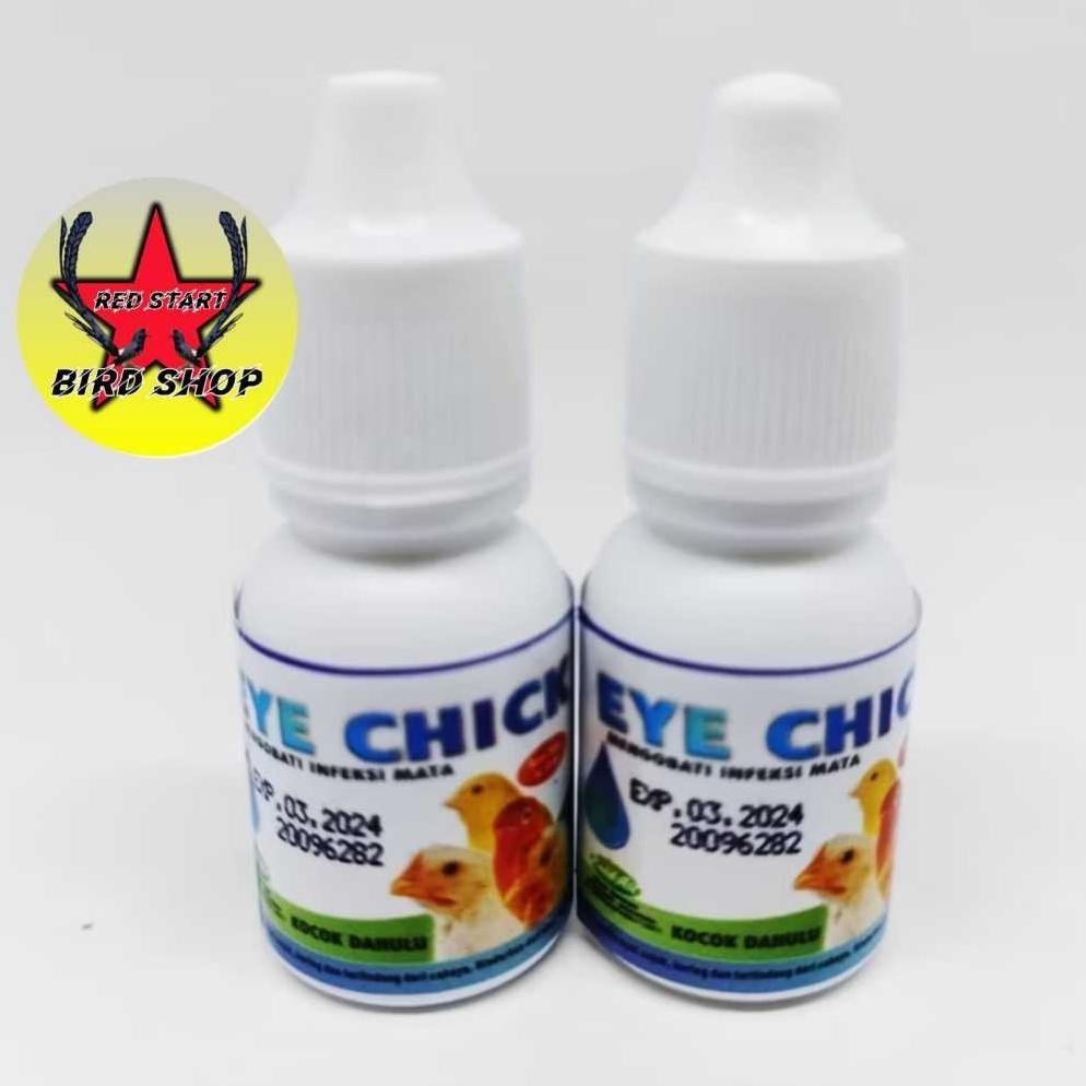 Terlaris Eye Chick 10 Ml Obat Tetes Mata Ayam Burung Unggas Iritasi Snot Katarak Obat Mata Lovebird 