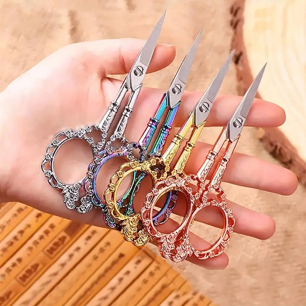

Stainless Steel Vintage Scissors Sewing Fabric Cutter Embroidery Scissors Tailor Scissor Thread Scissor Tools for Sewing Shears