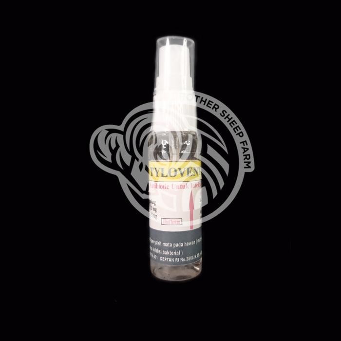 Tylovent Spray Obat Sakit Mata Hewan Kucing Kelinci Domba Kambing Sapi Kudua Dll