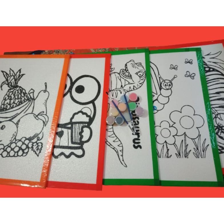 

Media lukis sterefoam 1 set(5 lukis sterefoam+kuas+10 cat air)