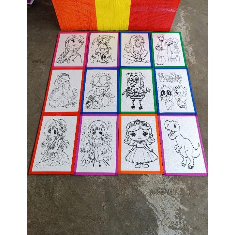 

GROSIR STEROFOAM LUKIS/MEWARNAI STYROFOAM TERMURAH U.K 30x40 isi 30pcs