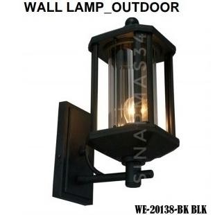 Kualitas terbaik] Lampu Dinding Outdoor 21038 BK Lumina Wall Lamp Classic American Style