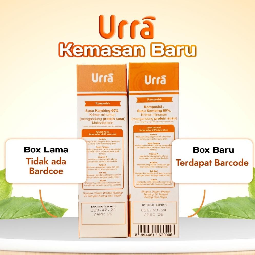 

Heatshrin Susu Urra - Susu Kambing Saneen Untuk Penambah Berat Badan & Tinggi Badan Anak - 1 Box Wdr-75
