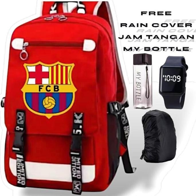 

Diskon Kiddopacks Tas Ransel Anak Laki-Laki Remaja Sekolah Sd/Smp/Sma Keren Barca -Bonus Jam Botol Fashion