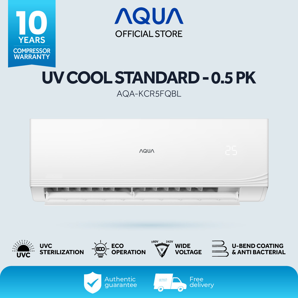 AQUA Elektronik AQA-KCR5FQBL AC 0.5 PK - UVC Premium - UVC Sterialization - ECO operation - Wide Vol