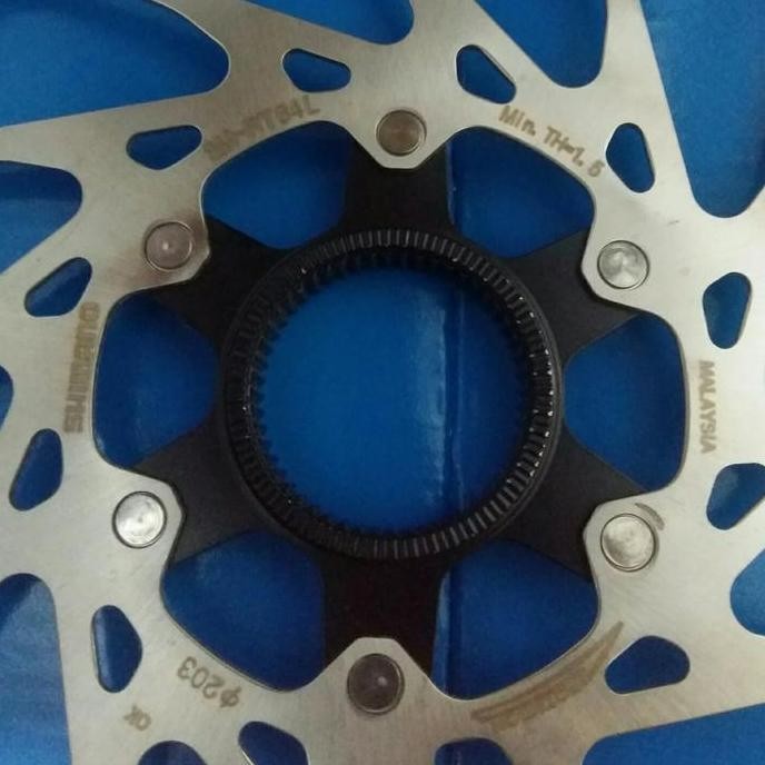 Piringan Disc Brake Rotor Shimano Center Lock 203mm 8 Inch