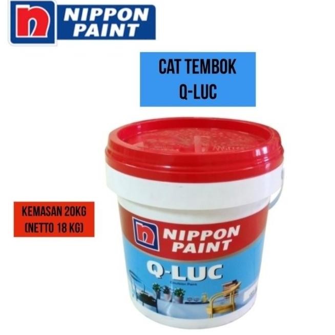 TERLARIS  Cat Tembok QLUC 20kg White 1505 Putih Q-LUC Nippon Paint 20kg