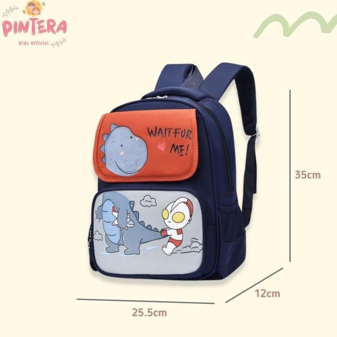 

Miliki Pintera - Tas Sekolah Anak Laki - Laki Paud - Tk Ransel Fashion Dinosaurus - Stego