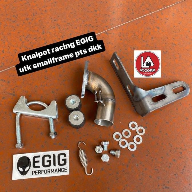 Knalpot racing EGutk smallframe , pts dkk