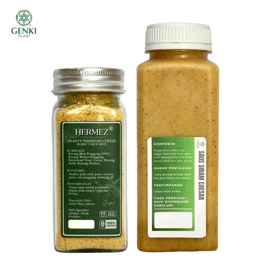 

Bundling Hermez Vegan Parmesan & Vegan Caesar Dressing