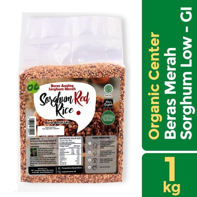 

Organic Center - Sorghum Red Rice 1000gr - Beras Diet - Diabetes