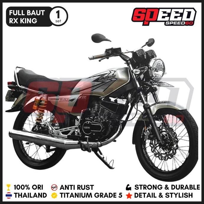 Titanium Full Set Baut Probolt Rx King Probolt Grade 5 King Nut