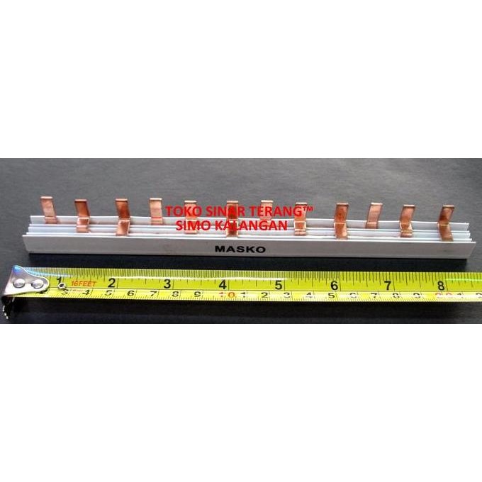 Promo Busbar SISIR MCB 3P Pas/ MCB BAR Type PIN Listrik 3 Phase Fase Tembaga COD