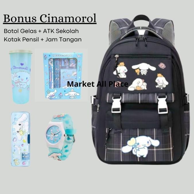

Miliki Tas Ransel Sekolah Perempuan Cinamorol Sanrio Bonus Tumblr Atk Tempat Pensil Jam Tangan Hingga Kipas Karakter Cinamorol Premium Bisa Cod Task Uromi