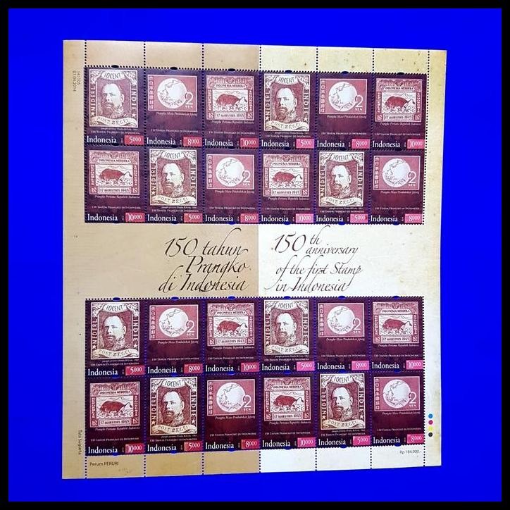 

BEST DEAL PRANGKO/PERANGKO 150 TAHUN PRANGKO DI INDONESIA. FULLSHEET !!!!