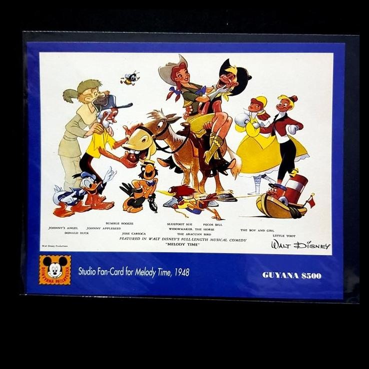 

GRATIS ONGKIR PRANGKO/PERANGKO LUAR NEGERI. WALT DISNEY. STUDIO FAN-CARD 1948. $500 !!!!!!