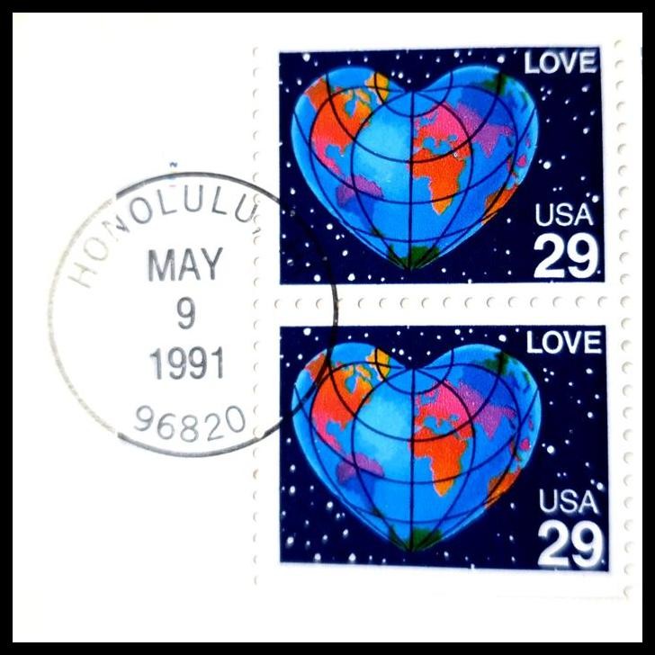 

TERMURAH PRANGKO AMERIKA / USA. FDC LOVE STAMP 1991 WITH LOVE TO THE CHILDREN OF ALL NATIONS
