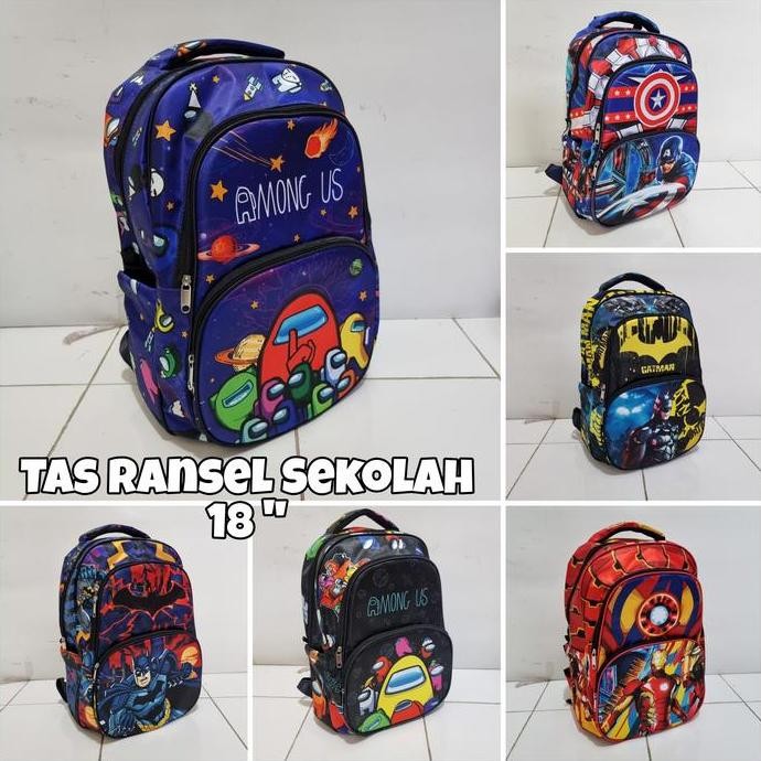 

Spesial Tas Ransel Sekolah Sd Anak Laki-Laki Superhero 18
