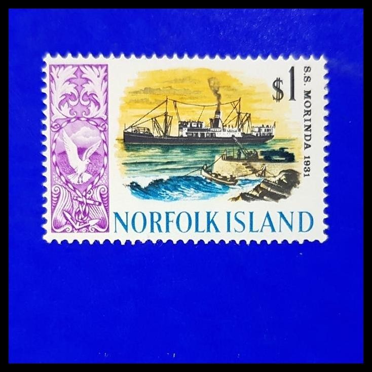 

HOT DEAL PERANGKO/PRANGKO KAPAL UAP, S.S. MORINDA 1931 DARI NORFOLK ISLAND $1 !!!!!