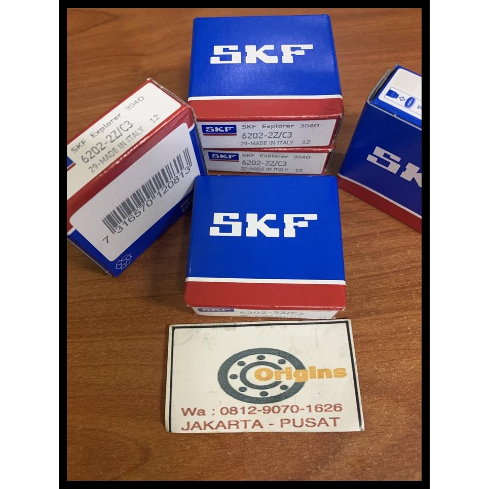 BEST DEAL BEARING 6202 ZZ C3 SKF ORIGINAL 6202ZZ 6202-2Z/C3 