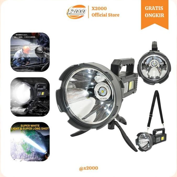 Senter Led Selam Diving Gunung Genggam Anti Air Super Terang 000