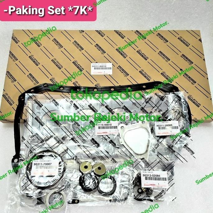paking/packing set toyota kijang 7k gasket full set toyota kijang 7k