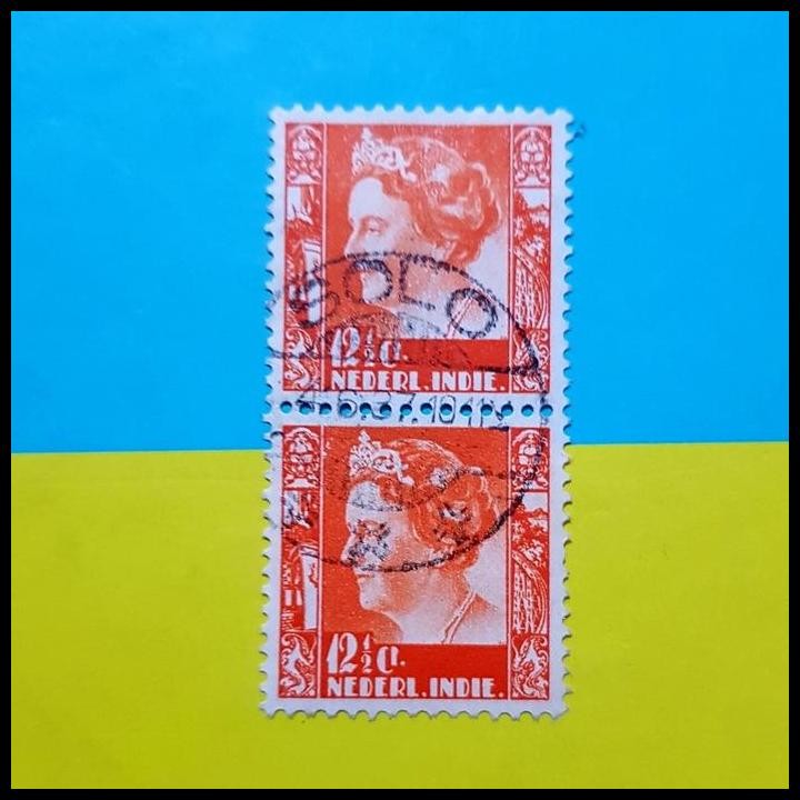 

GRATIS ONGKIR PRANGKO INDONESIA NED INDIE. WILHELMINA. CAP ISTIMEWA, SOLO 4.6.1937