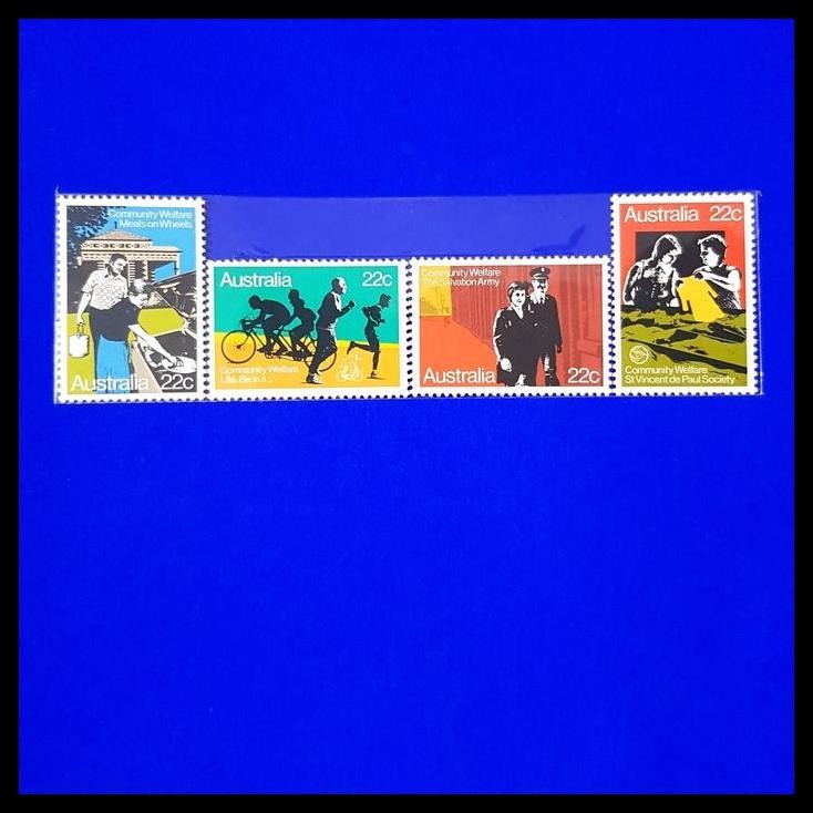 

BEST DEAL PERANGKO/PRANGKO AUSTRALIA. COMMUNITY WELFARE. SET LENGKAP !!!!!!