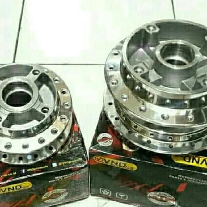 TROMOL DEPAN BELAKANG MX NEW DOUBLE DISC VND CROME