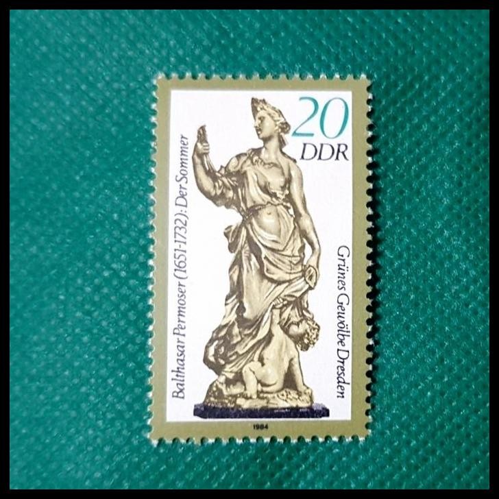 

TERBARU PRANGKO JERMAN TIMUR DDR. PATUNG ~ GRNES GEWLBE DRESDEN !!