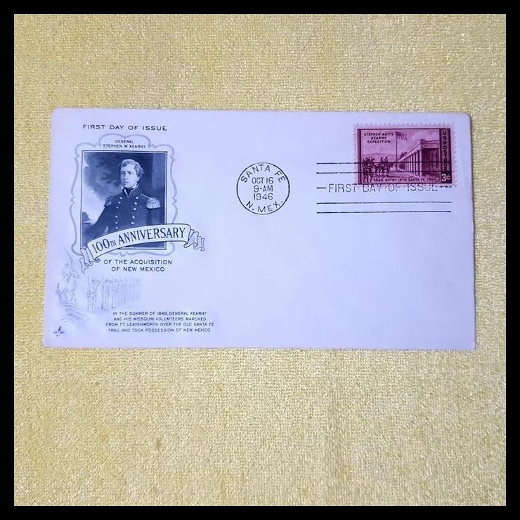 

HOT DEAL PRANGKO AMERIKA FDC 100TH ANNIV. OF THE ACQUISITION OF NEW MEXICO 1946 !