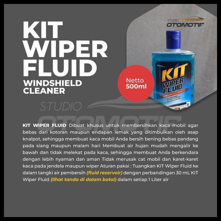 TERBARU KIT AIR WIPER 500ML WIPER FLUID WINDSHIELD CLEANER
