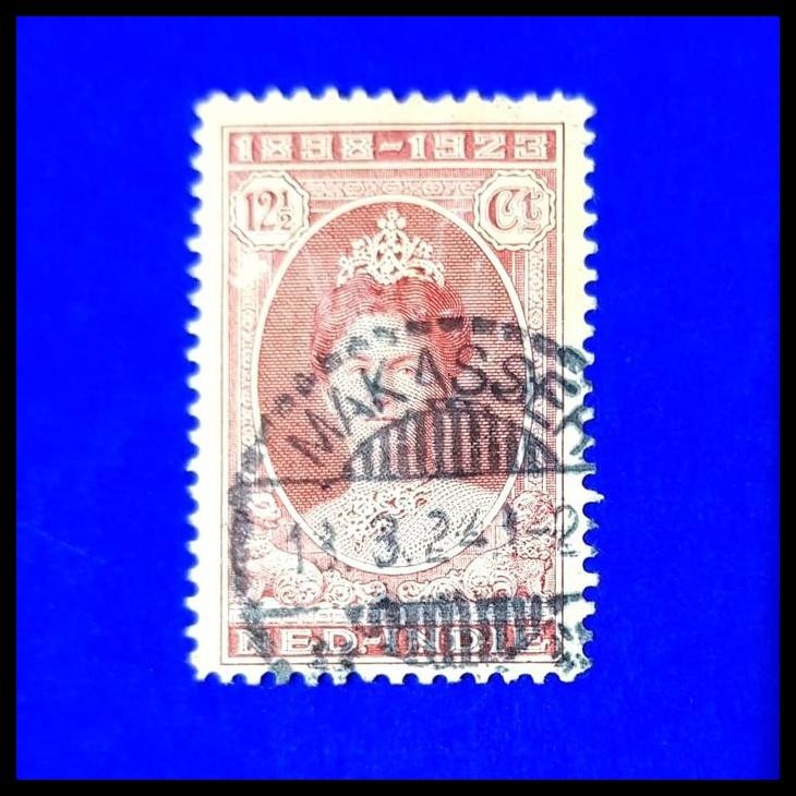 

HOT DEAL PRANGKO INDONESIA-NED INDIE. 25TH RATU WILHELMINA. CAP MAKASSER 1924 !!!!!!