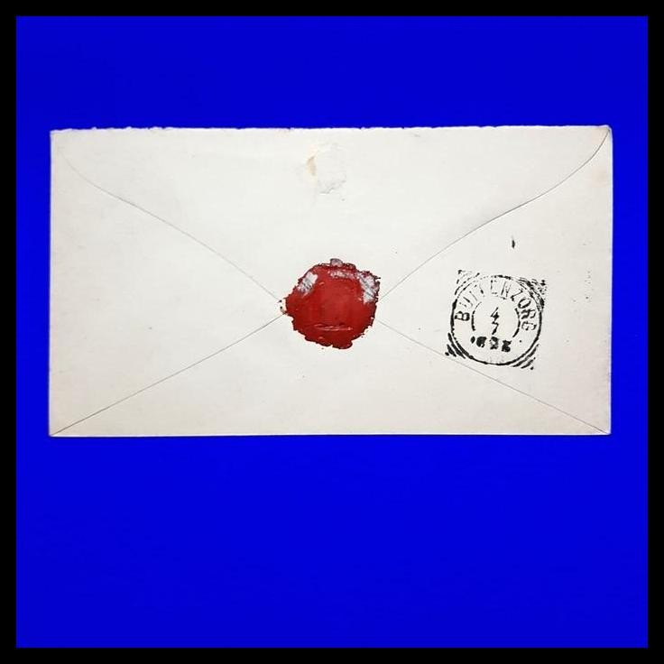 

HOT DEAL PRANGKO/AMPLOP NED INDIE KING WILLEM III. 1893, WELTEVREDEN~BUITENZORG !