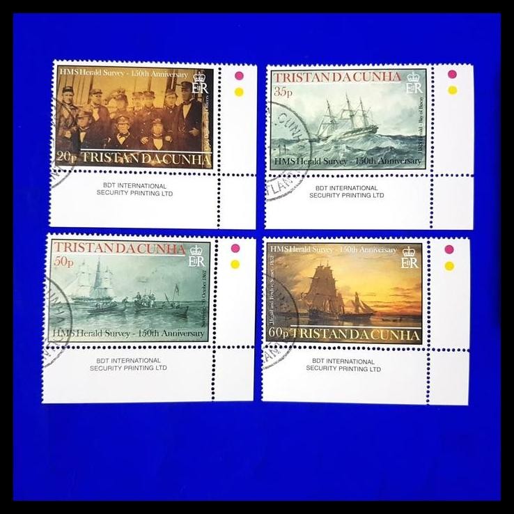 

HOT DEAL PRANGKO HMS HERALD SURVEY~150TH ANNIVERSARY DARI TRISTAN DACUNHA !!!!!