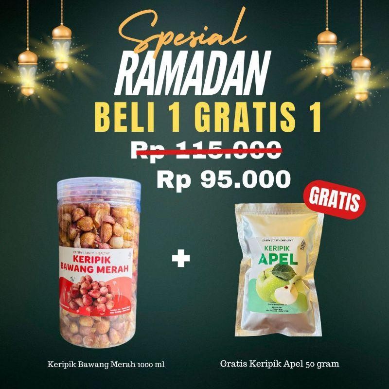 

Xpresstemilstore Keripik Bawang Merah 300Ml 400Ml 750Ml 1000Ml Kemasan Pouch