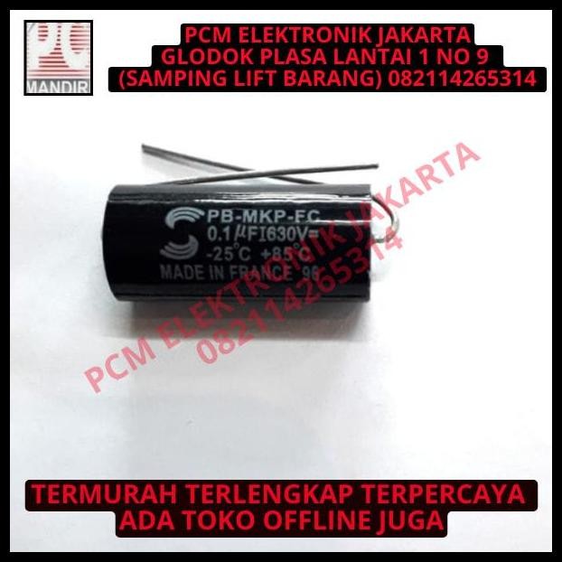 BEST DEAL KAPASITOR SOLUND SOLEN ASLI FRANCE 104 0.1UF 0.1 UF 630V 630 VOLT 