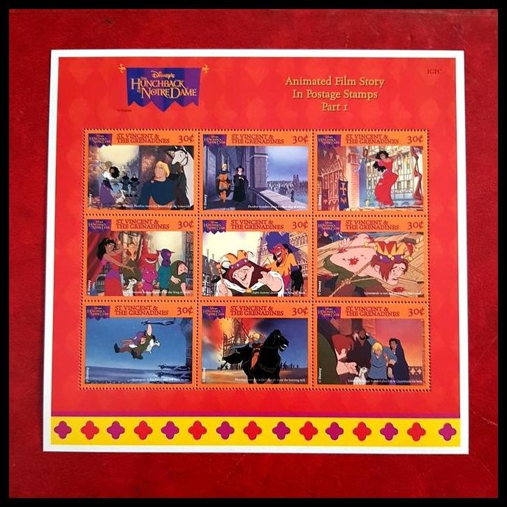 

BEST DEAL PERANGKO/PRANGKO DISNEY'S THE HUNCHBACK OF NOTRE DAME. MINISHEET !!!!!!