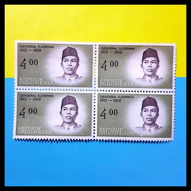 

TERMURAH PERANGKO/PRANGKO INDONESIA 1961. JENDRAL SUDIRMAN 1912-1950. BLOK-4 !!!