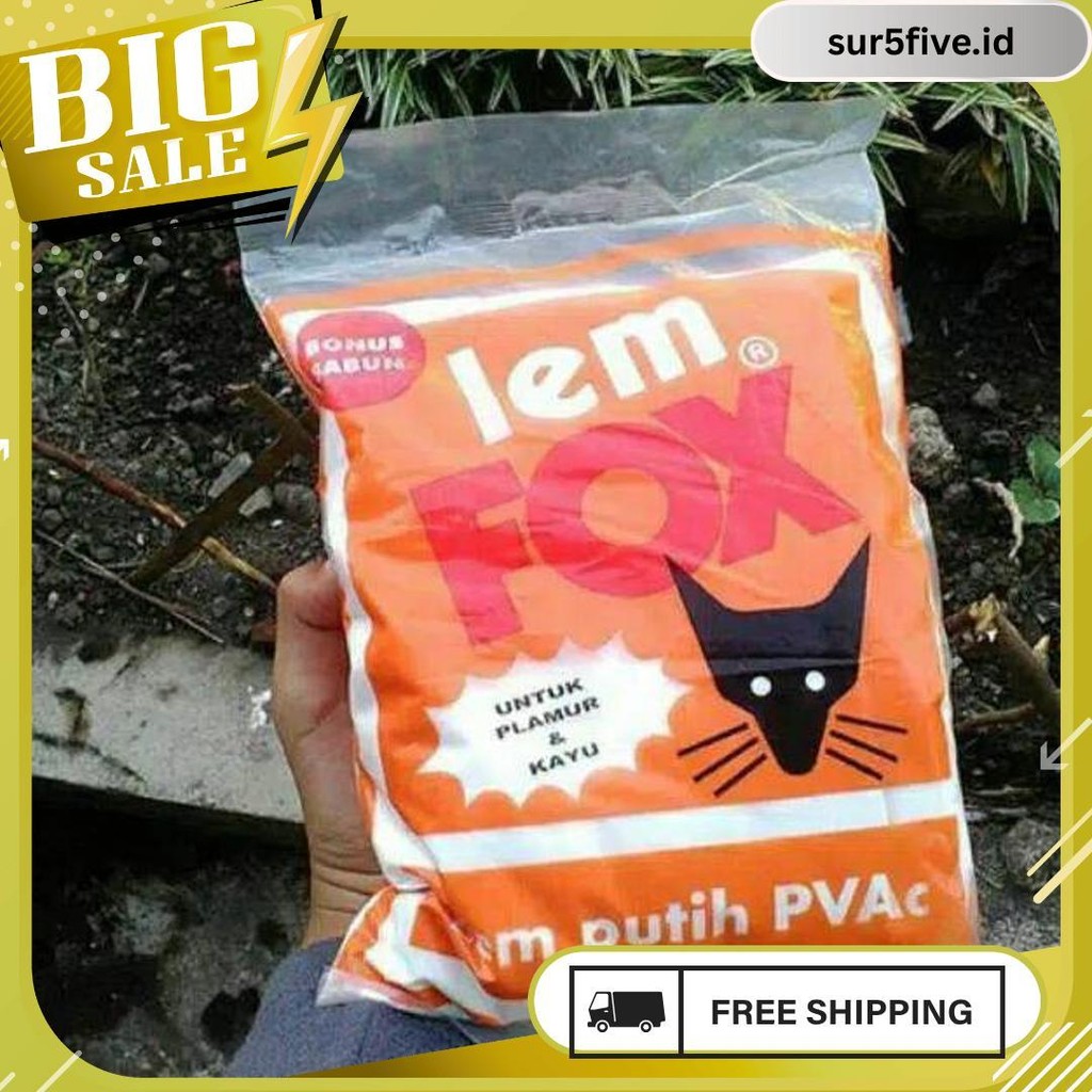 

Lem Fox 800Grm Siap Kirim