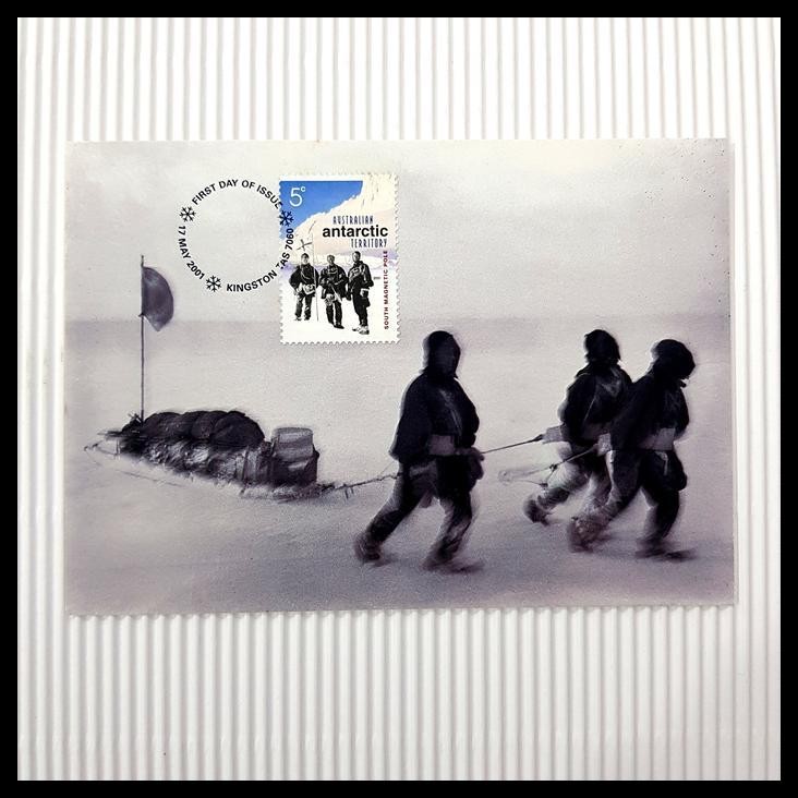 

DISKON PRANGKO AUSTRALIAN ANTARCTIC TERRITORY. MAXICARD. MANHAULING !!!!