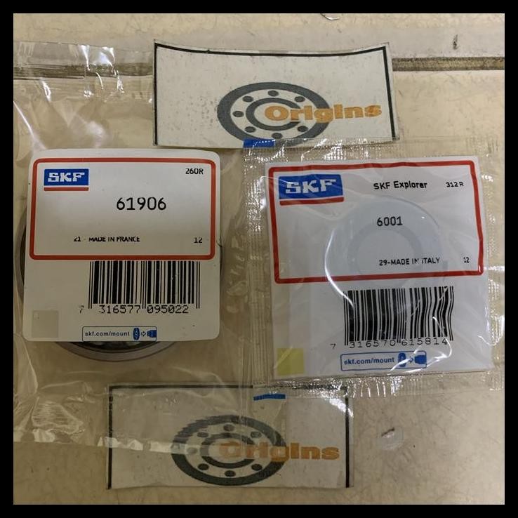 TERBARU BEARING NOKEN AS JUPITER MX SKF ORIGINAL 6001 SET 61906 